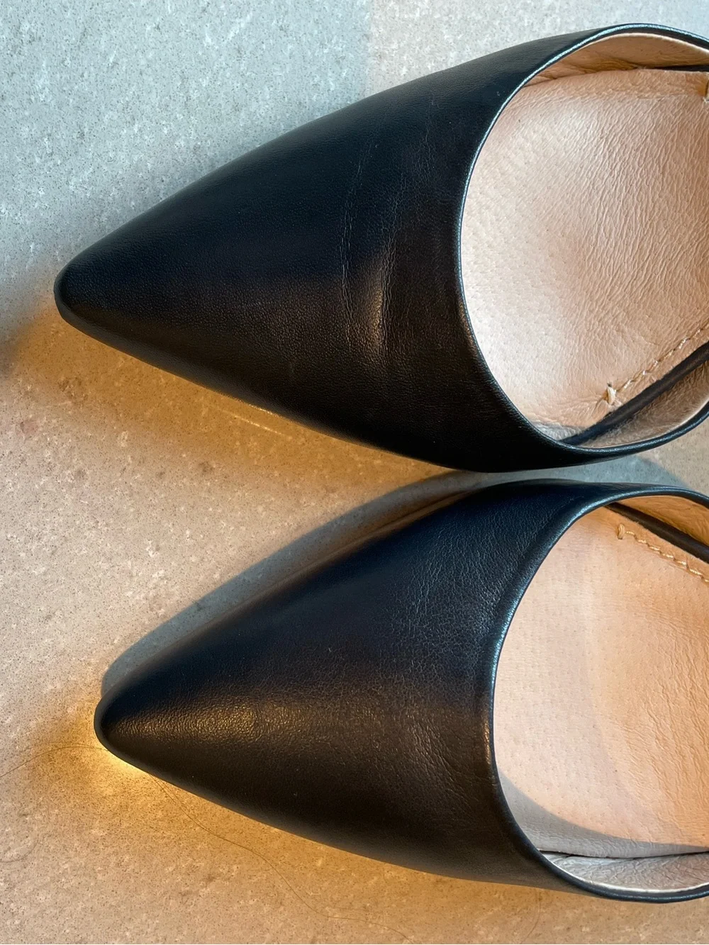 Louise et Cie Pointed-Toe Slingback Heels | Navy